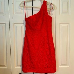 J.Crew One Shoulder Lace Dress
